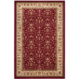 Safavieh Lyndhurst Decorative Rug - 4-ft x 6-ft - Red/Ivory