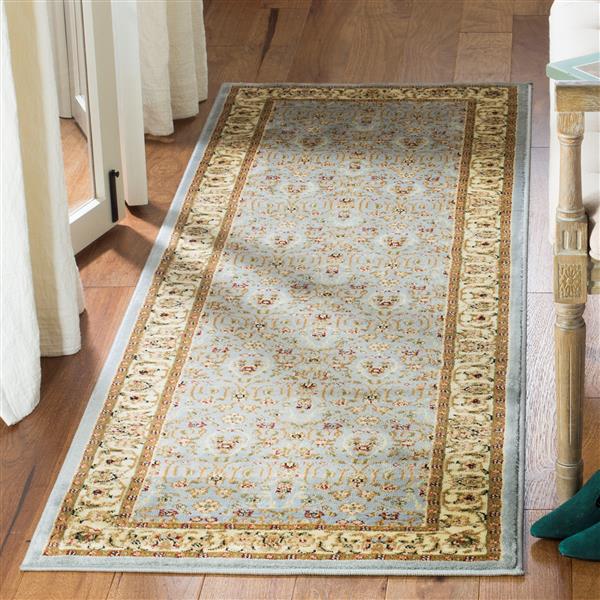 Safavieh Lyndhurst Decorative Rug - 2.3-ft x 8-ft - Light Blue/Ivory