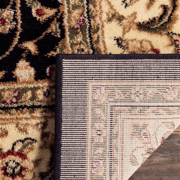 Safavieh Lyndhurst Decorative Rug - 5.3-ft x 5.3-ft - Black/Ivory