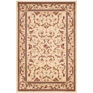 Safavieh Lyndhurst Decorative Rug - 3.3-ft x 5.3-ft - Ivory/Ivory