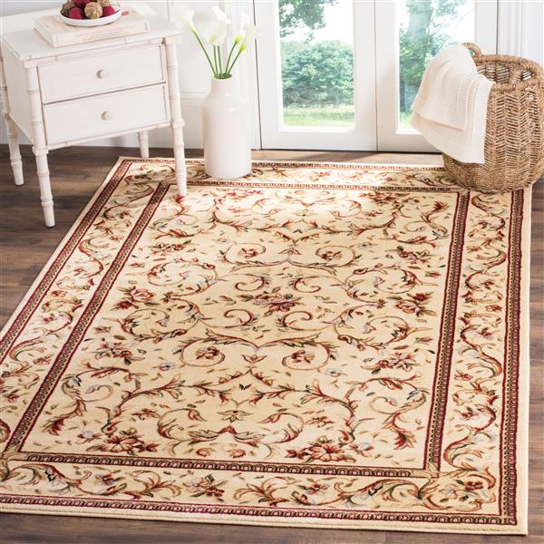 Safavieh Lyndhurst Decorative Rug - 4-ft x 6-ft - Ivory/Ivory