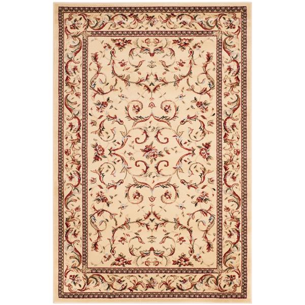 Safavieh Lyndhurst Decorative Rug - 4-ft x 6-ft - Ivory/Ivory