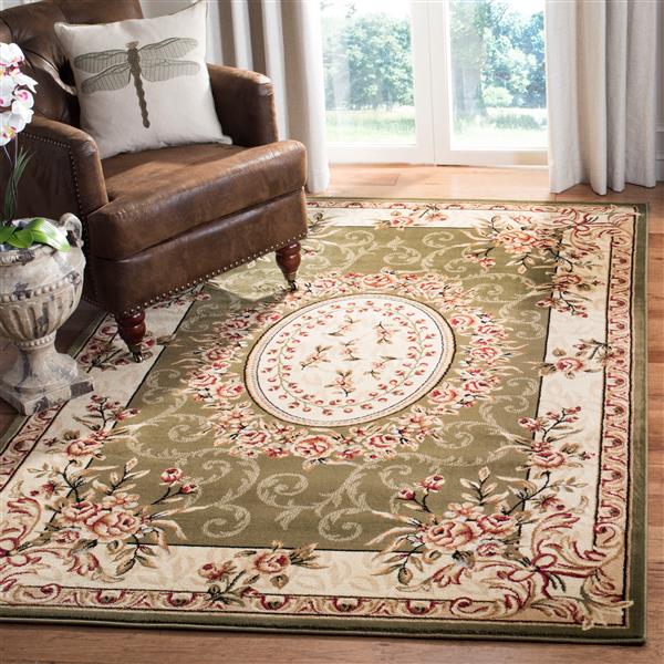 Safavieh Lyndhurst Decorative Rug - 3.3-ft x 5.3-ft - Sage/Ivory