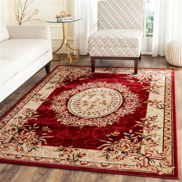 Safavieh Lyndhurst Decorative Rug - 4-ft x 6-ft - Red/Ivory