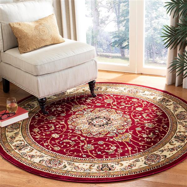 Safavieh Lyndhurst Decorative Rug - 5.3-ft x 5.3-ft - Red/Ivory