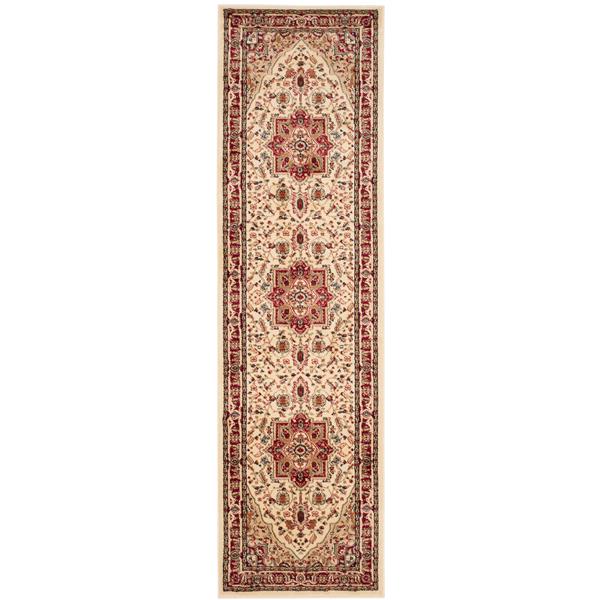 Safavieh Lyndhurst Decorative Rug - 2.3-ft x 14-ft - Ivory/Red