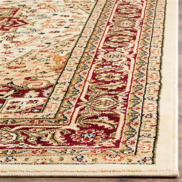 Safavieh Lyndhurst Decorative Rug - 4-ft x 6-ft - Ivory/Red