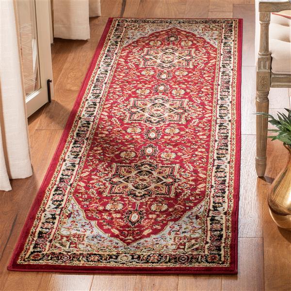 Safavieh Lyndhurst Decorative Rug - 2.3-ft x 8-ft - Red/Black