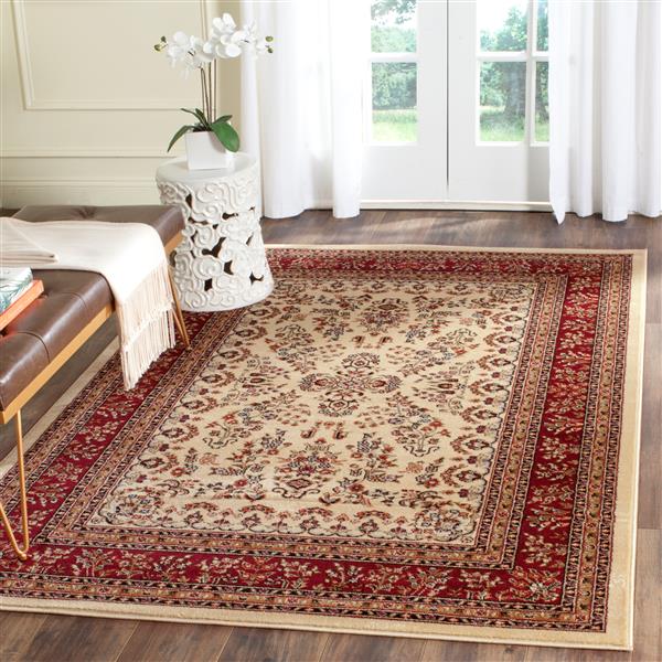 Safavieh Lyndhurst Decorative Rug - 3.3-ft x 5.3-ft - Ivory/Red