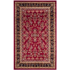 Safavieh Lyndhurst Decorative Rug - 4-ft x 6-ft - Red/Black