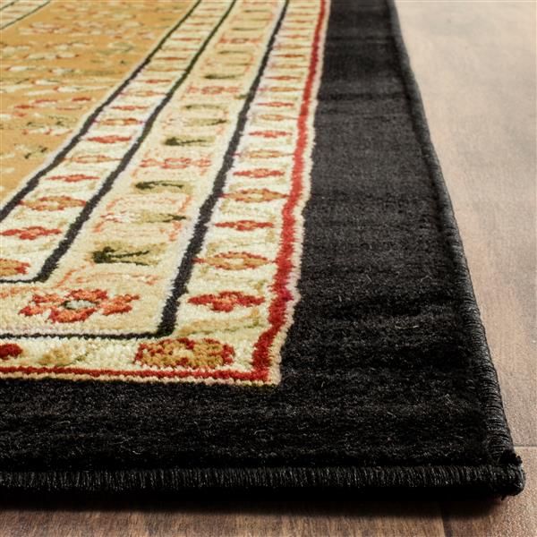 Safavieh Lyndhurst Decorative Rug - 3.3-ft x 5.3-ft - Black/Tan