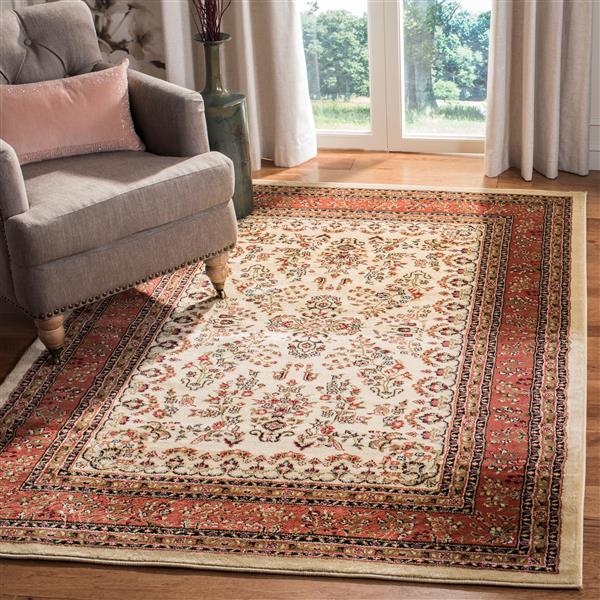 Safavieh Lyndhurst Decorative Rug - 3.3-ft x 5.3-ft - Ivory/Rust