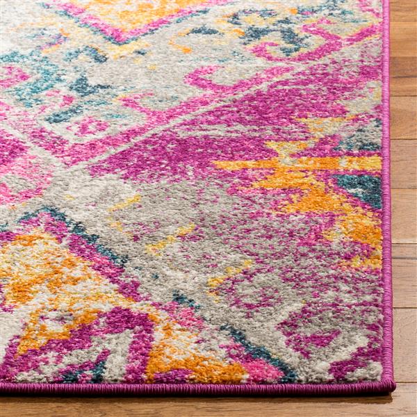 Safavieh Madison Decorative Rug - 5.1-ft x 7.5-ft - Fuchsia/Blue