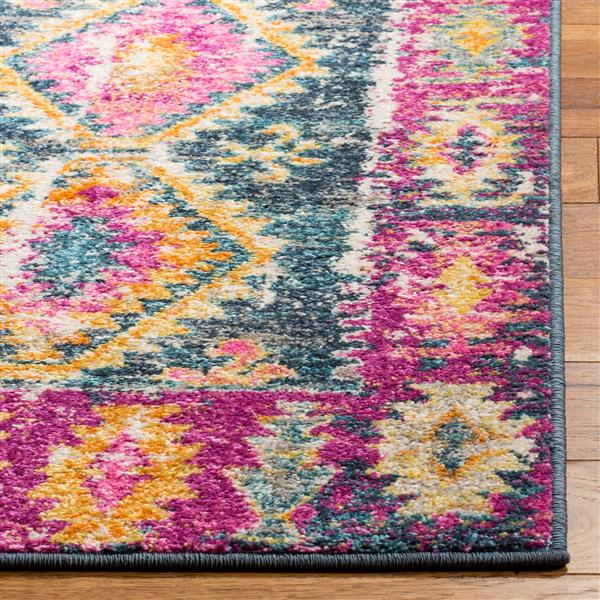 Safavieh Madison Decorative Rug - 5.1-ft x 7.5-ft - Fuchsia/Blue