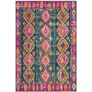 Safavieh Madison Decorative Rug - 5.1-ft x 7.5-ft - Fuchsia/Blue