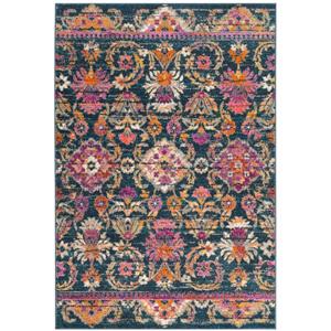 Safavieh Madison Decorative Rug - 5.1-ft x 7.5-ft - Blue/Fuchsia