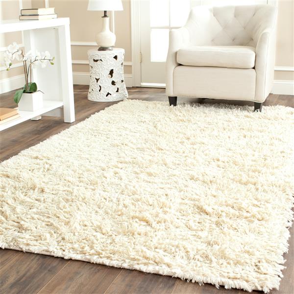 Safavieh Shag Decorative Rug - 7-ft 6-in x 9-ft 6-in - Ivory