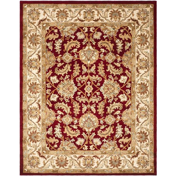 Safavieh Heritage Decorative Rug - 7-ft 6-in x 9-ft 6-in - Red/Ivory