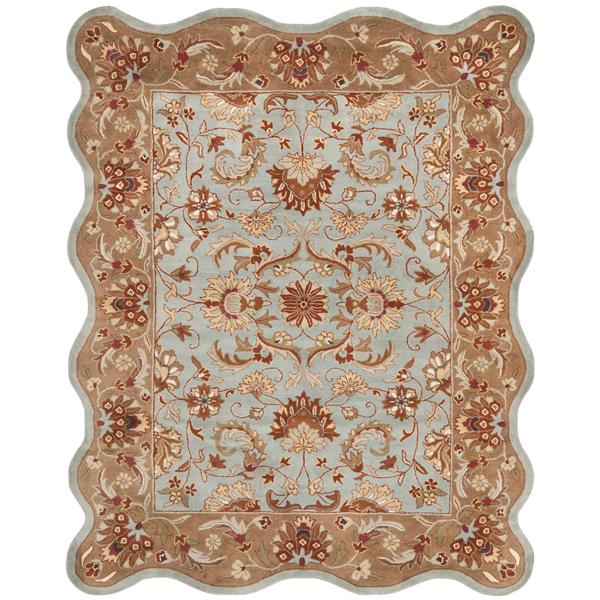 Safavieh Heritage Decorative Rug - 7-ft 6-in x 9-ft 6-in - Beige/Blue