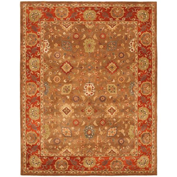 Safavieh Heritage Decorative Rug - 7-ft 6-in x 9-ft 6-in - Rust