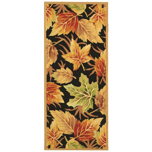 Safavieh Chelsea Collection Tappeto Runner In Lana 72x230 Cm – Nero, Lavorato A Mano, Stile Tradizionale - 2