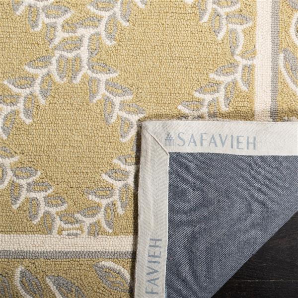 Safavieh Chelsea Decorative Rug - 2-ft 6-in x 6-ft - Yellow/Grey