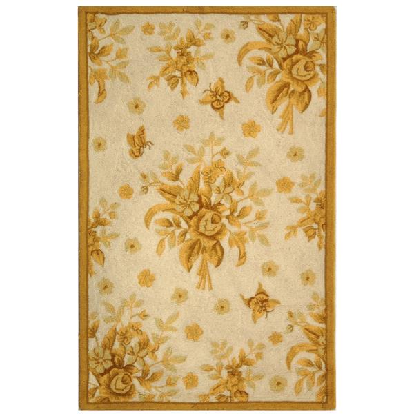 Safavieh Chelsea Decorative Rug - 2-ft 6-in x 4-ft - Ivory/Gold