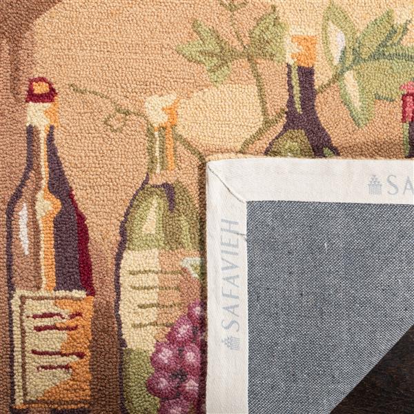 Safavieh Chelsea Round Rug - 3-ft x 3-ft - Black