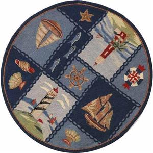 Safavieh Chelsea Round Rug - 3-ft x 3-ft - Blue