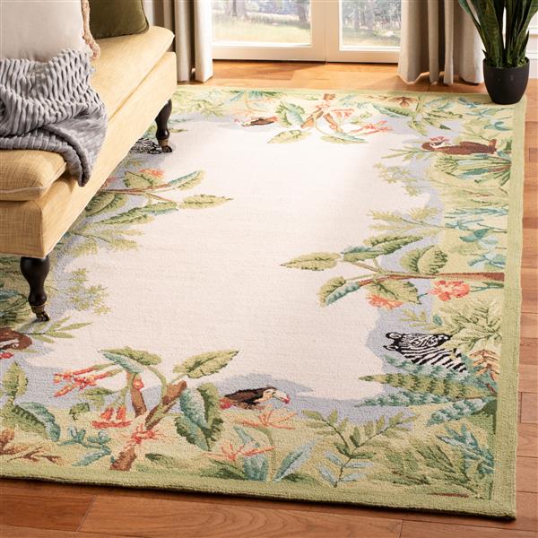 Safavieh Chelsea Decorative Rug - 2-ft 6-in x 4-ft - Beige/Green