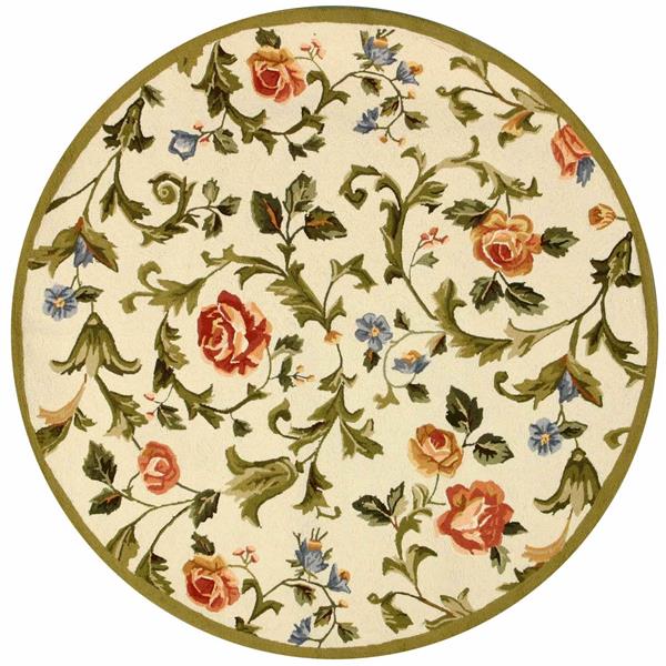 Safavieh Chelsea Round Rug - 4-ft x 4-ft - Ivory HK310A-4R | RONA