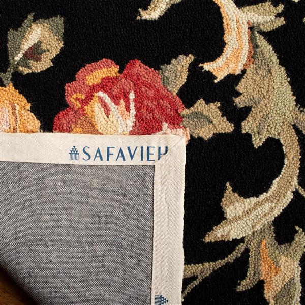 Safavieh Chelsea Round Rug - 3-ft x 3-ft - Black