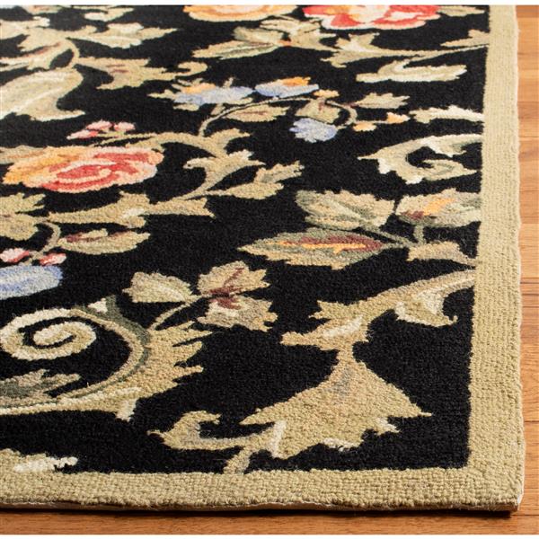 Safavieh Chelsea Round Rug - 4-ft x 4-ft - Black