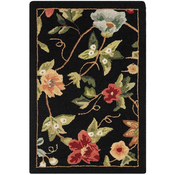 Safavieh Chelsea Decorative Rug - 1-ft 8-in x 2-ft 6-in - Black HK311A ...