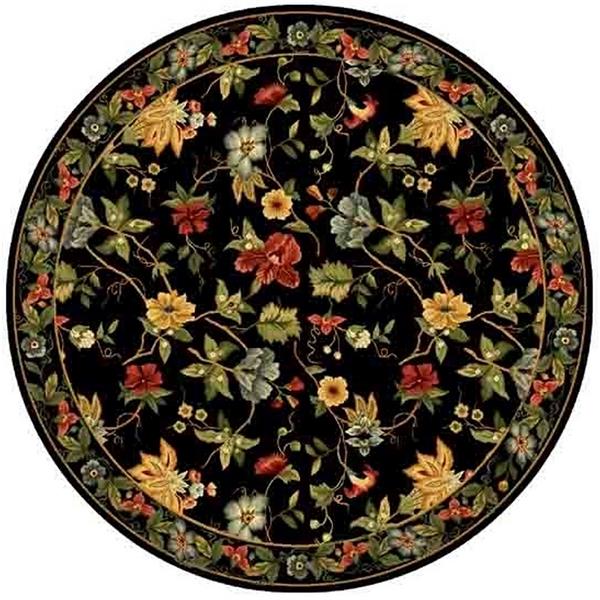 Safavieh Chelsea Round Rug - 4-ft x 4-ft - Black HK311A-4R | RONA