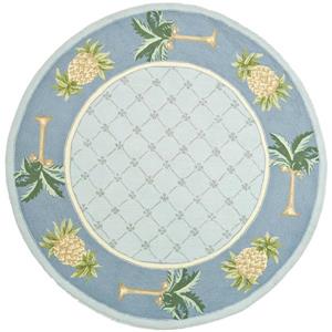 Safavieh Chelsea Round Rug - 3-ft x 3 -ft - Light Blue