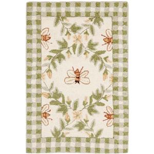 Safavieh Chelsea Decorative Rug - 1-ft 8-in x 2-ft 6-in - Ivory/Green