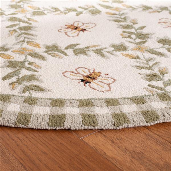 Safavieh Chelsea Round Rug - 4-ft x 4-ft - Ivory