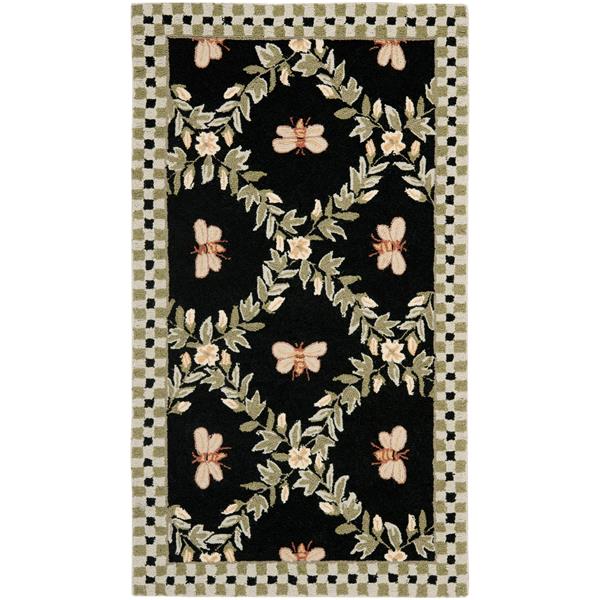 Safavieh Chelsea Decorative Rug - 2-ft 6-in x 4-ft - Black