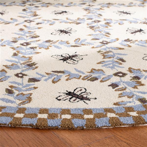 Safavieh Chelsea Decorative Rug - 2-ft 6-in x 4-ft - Ivory/Blue