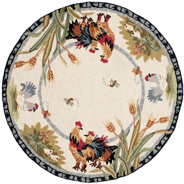 Safavieh Chelsea Round Rug - 3-ft x 3-ft - Ivory