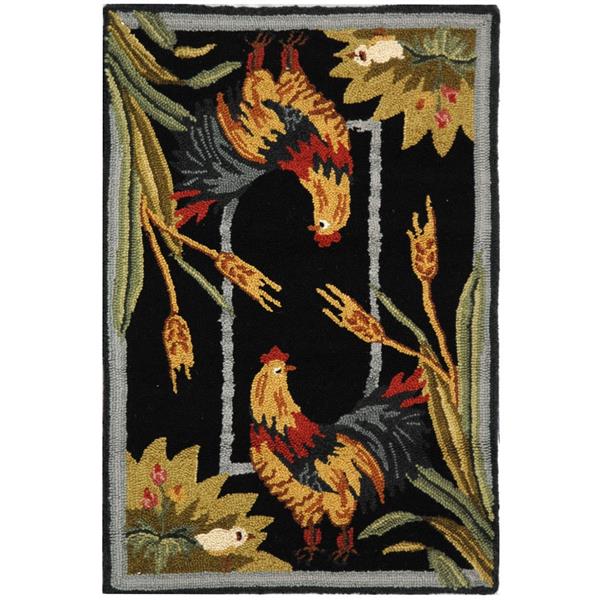 Safavieh Chelsea Decorative Rug - 1-ft 8-in x 2-ft 6-in - Black HK56B-2 ...