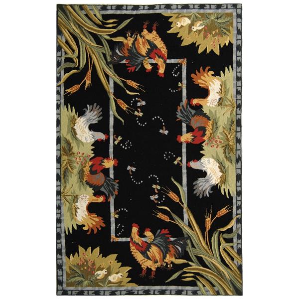 Safavieh Chelsea Decorative Rug - 2-ft 9-in x 4-ft 9-in - Black