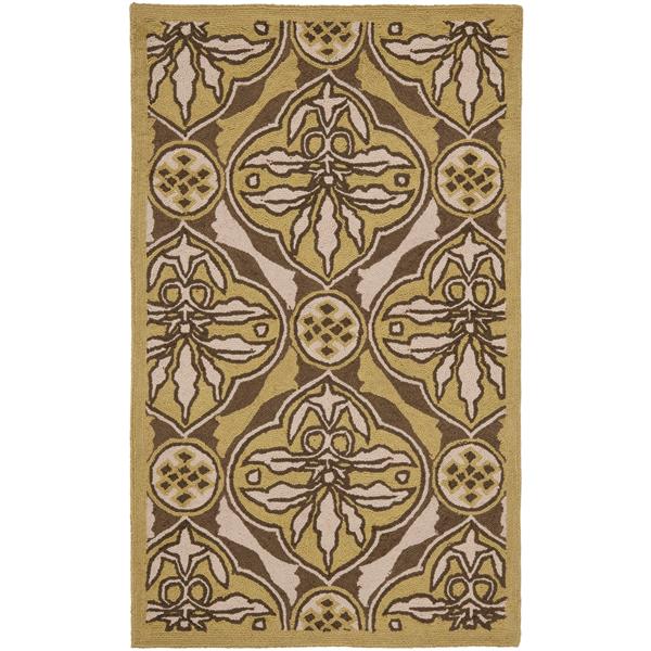 Safavieh Chelsea Decorative Rug - 2-ft 6-in x 4-ft - Brown/Green