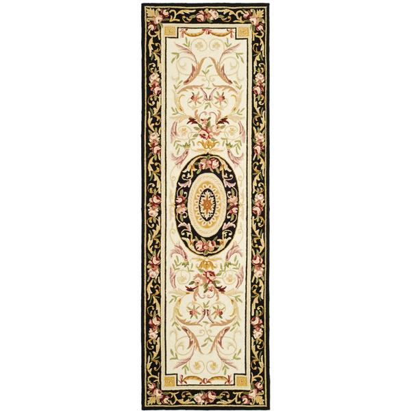 Safavieh Chelsea Decorative Rug - 2-ft 6-in x 6-ft - Ivory/Black