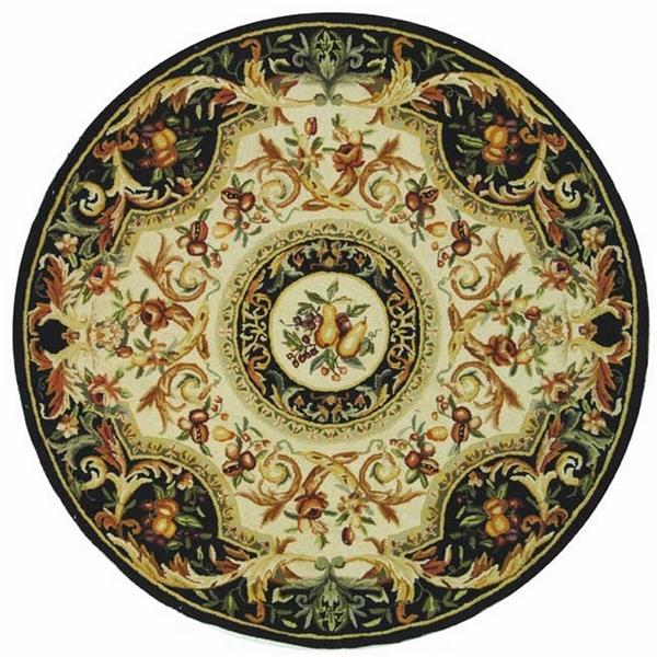Safavieh Chelsea Round Rug - 4-ft x 4-ft - Black HK80A-4R | RONA