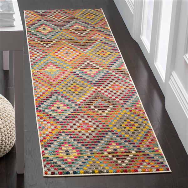 Safavieh Monaco Decorative  Rug - 2-ft 2-in x 12-ft - Beige