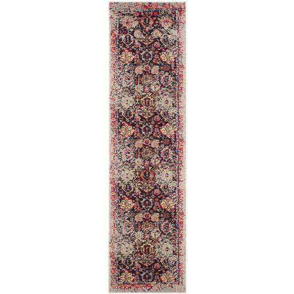 Safavieh Monaco Decorative  Rug - 2-ft 2-in x 10-ft - Grey