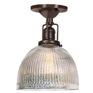 JVI Designs Union Square one light mercury Madison ceiling mount