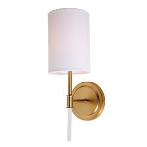 JVI Designs Hudson one light wall sconce - Brass- 14.5-in x 5-in